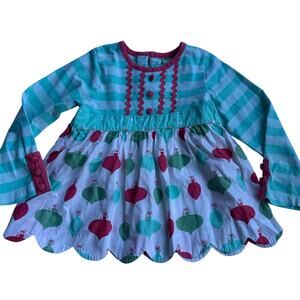 Sage & Lilly Christmas Ornament Tunic - Size 4T - Adorable!